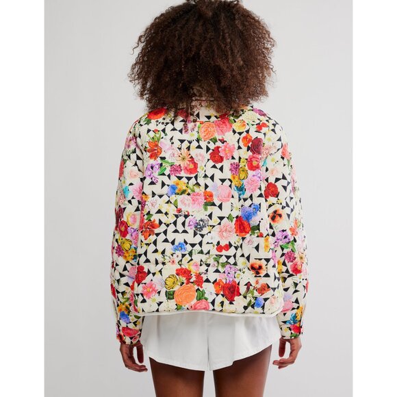 🆕 FP MOVEMENT Pippa Printed Packable Puffer Jacket / Trippy Floral - Picture 10 of 13